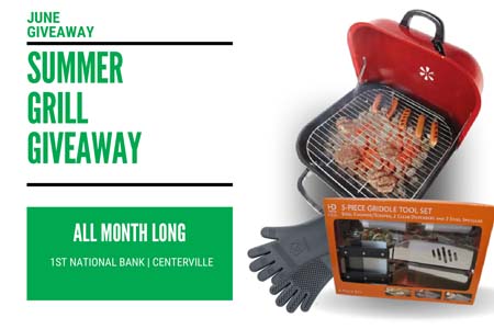 americana walk-a-bout grill, hd design 5-piece griddle tool set, Jolly Green Products Ekogrips BBQ Gloves 1st national bank centerville summer grill giveaway