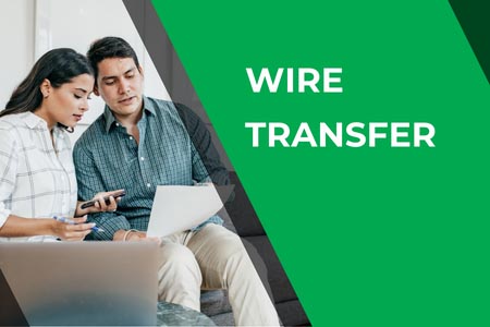 Wire Transfer Application Photo
