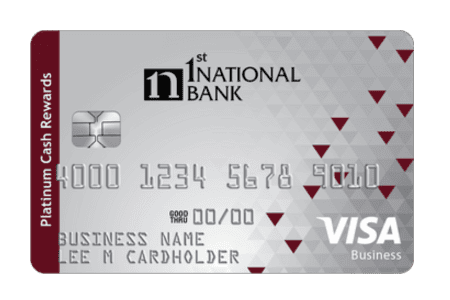 Business Cash Rewards Visa® from 1st national bank