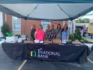1st national bank 1st friday booth