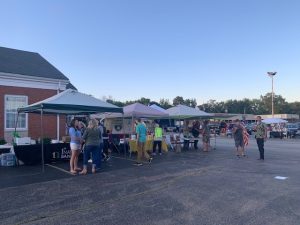 1st national bank 1st friday vendors next to stage