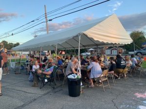 1st national bank 1st friday concessions tent