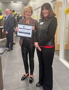 1st national bank liberty township grand opening certificate