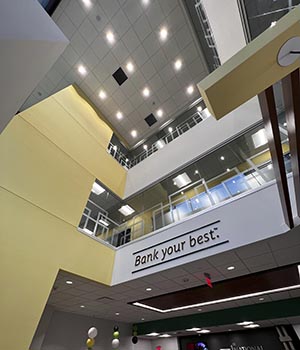 1st national bank world headquarters grand opening lobby