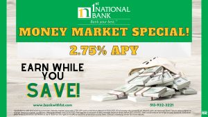 money market special 2.75%APY
