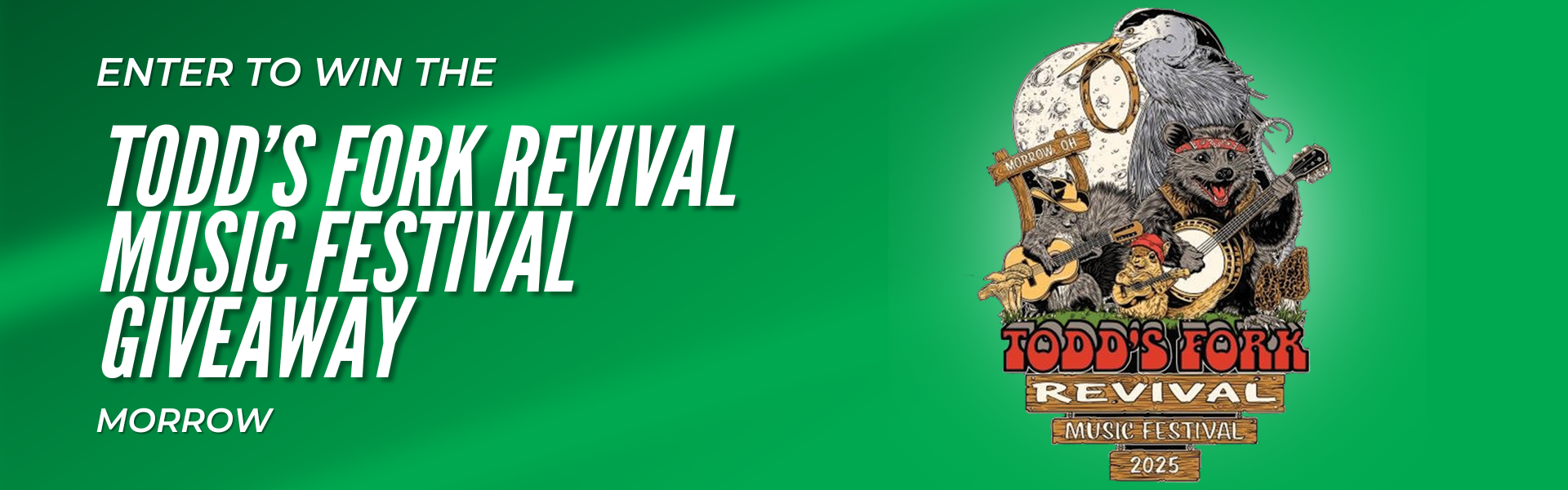 Todds fork revival music festival giveaway banner